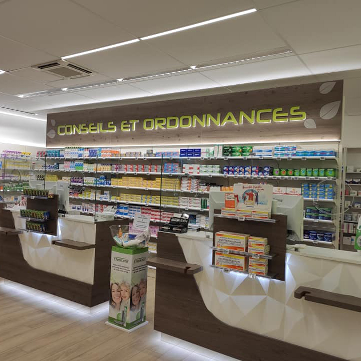 intérieur pharmacie de l'avenir